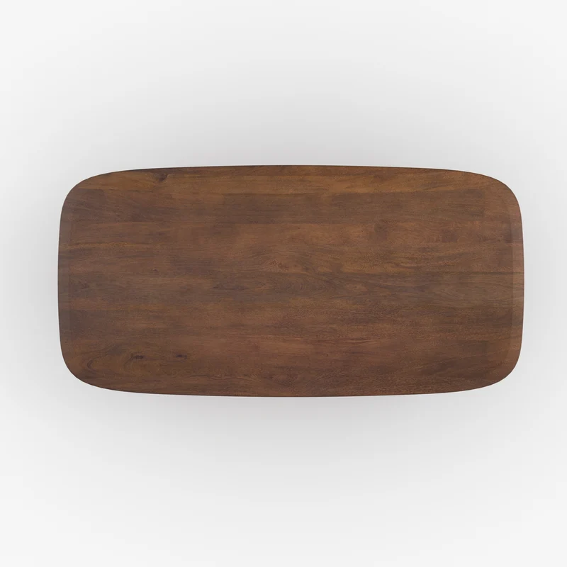 Table rectangulaire maya en bois de manguier 6 places