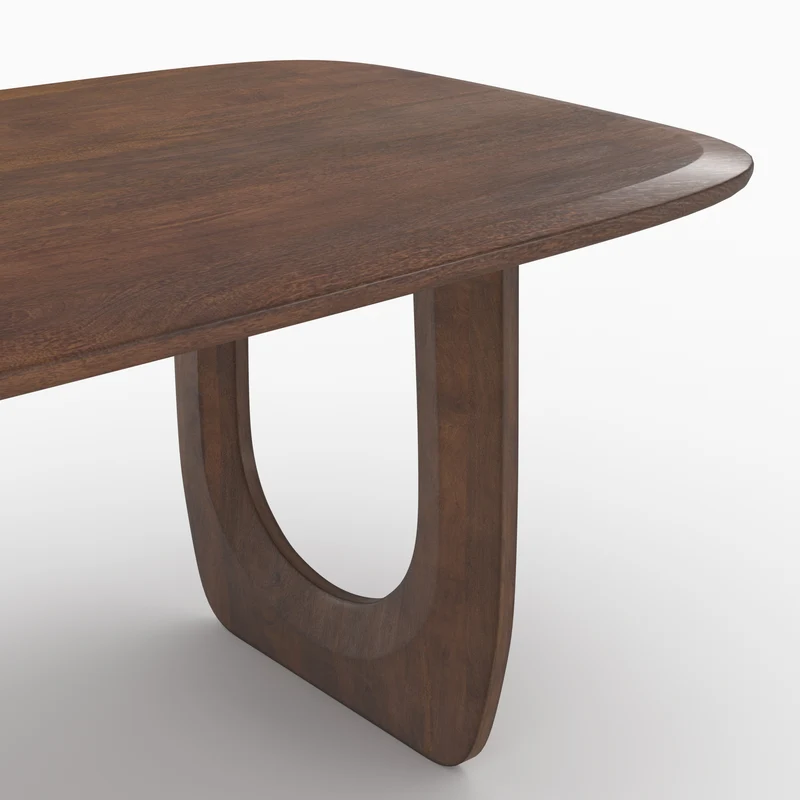 Table rectangulaire maya en bois de manguier 6 places