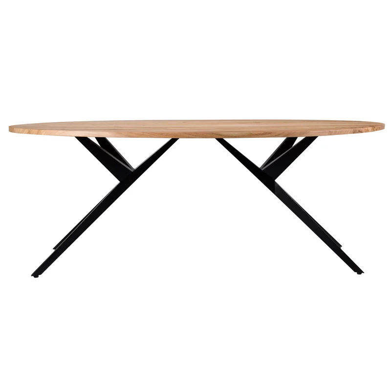 Table ovale Matara 8 personnes en bois 200 cm