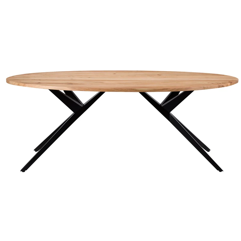 Table ovale Matara 8 personnes en bois 200 cm