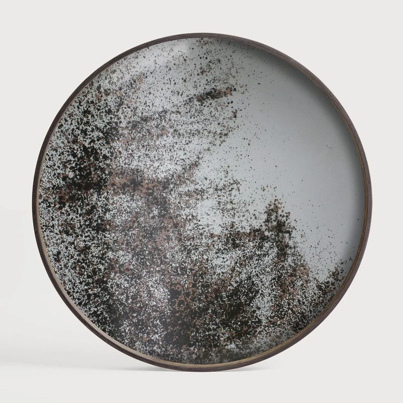 Ethnicraft Plateau en Miroir Aged - Rond Ø 48, 61 cm