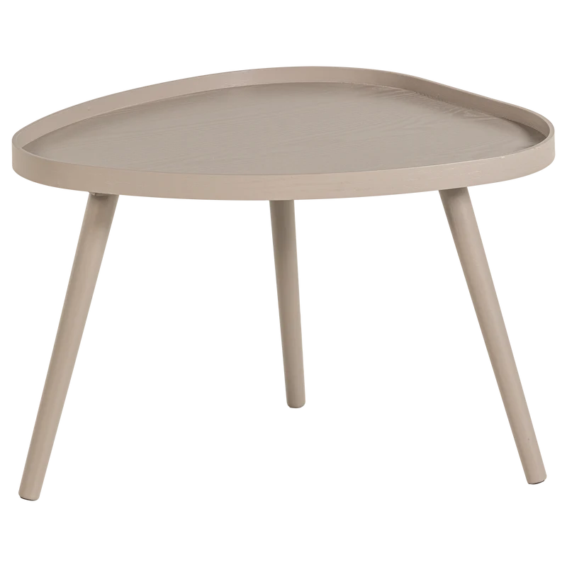 Mae bijzettafel organisch hout zand