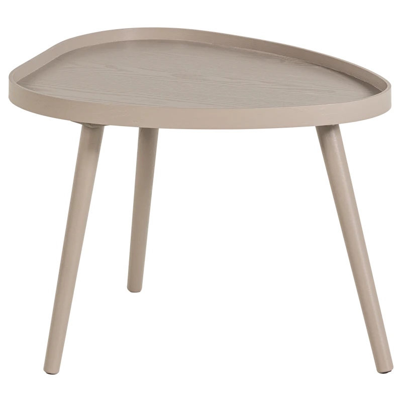 Mae bijzettafel organisch hout zand