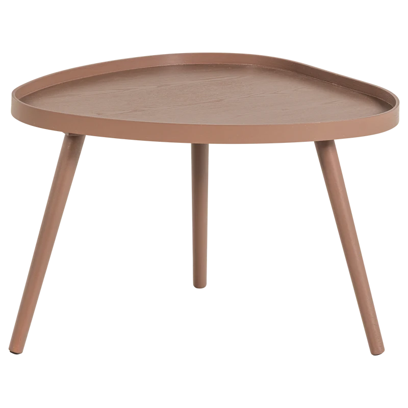 Mae bijzettafel organisch hout oudroze
