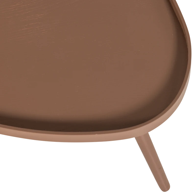 Mae bijzettafel organisch hout oudroze