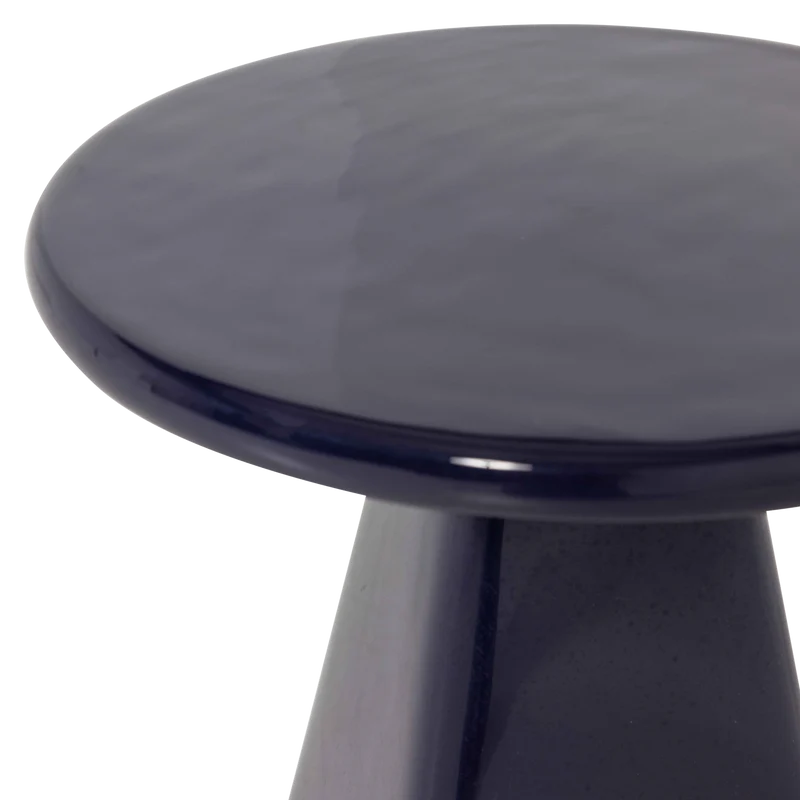 Lavo bijzettafel metaal hoogglans donkerblauw