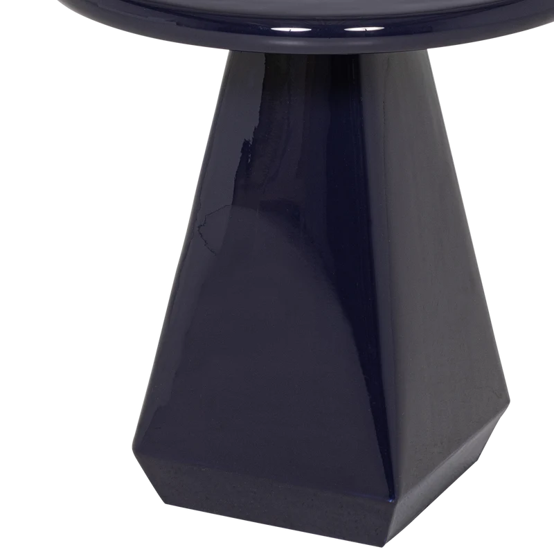 Lavo bijzettafel metaal hoogglans donkerblauw