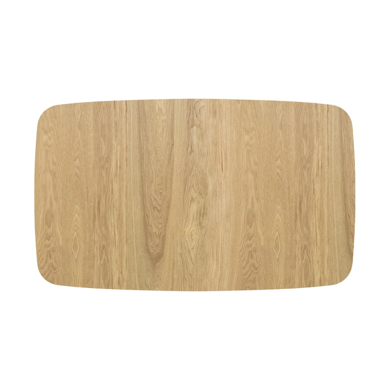 Table rectangulaire Oman 4/6 personnes extensible en bois clair 150/180 cm