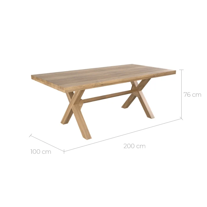 Table de jardin Suri 8 personnes