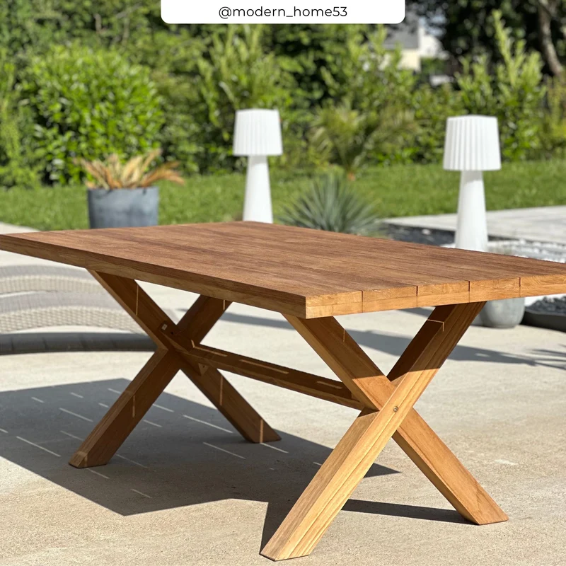Table de jardin Suri 8 personnes