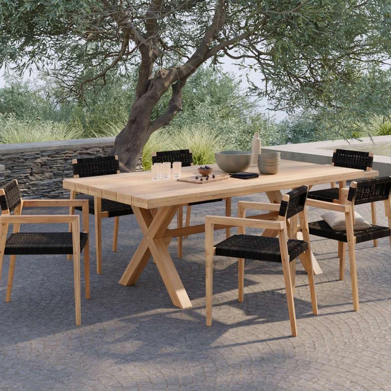 Table de jardin Suri 8 personnes