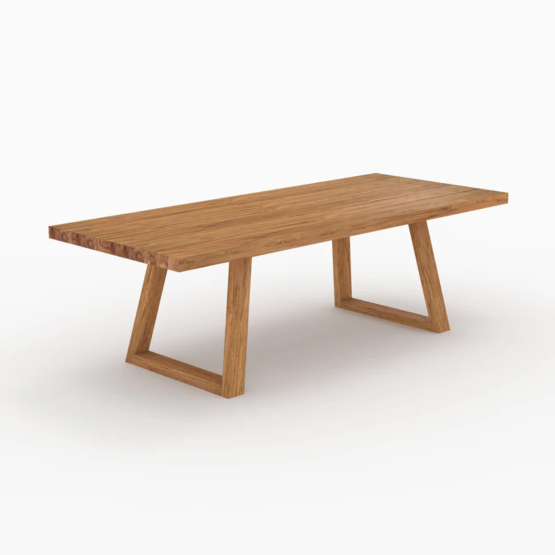 Table de jardin rectangulaire Luma en bois de teck 10 personnes