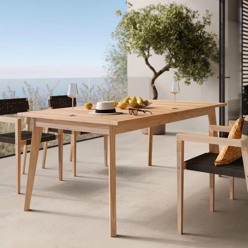 Table de jardin extensible Tunga 6 à 10 personnes
