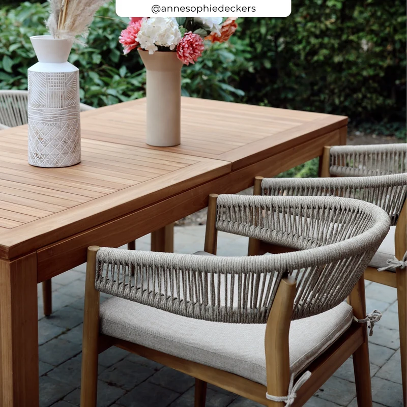 Table de jardin extensible Nido 6 à 10 personnes