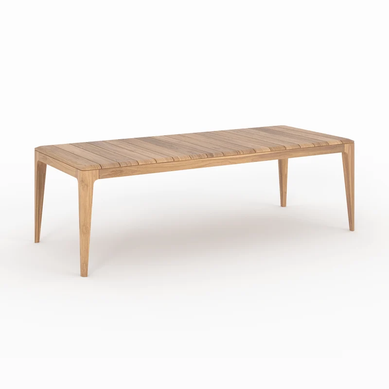 Table de jardin Nonza en bois de teck recyclé 10 personnes