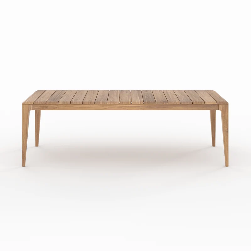 Table de jardin Nonza en bois de teck recyclé 10 personnes