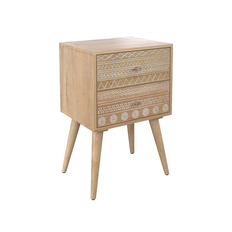 Table de chevet Tiny 2 tiroirs
