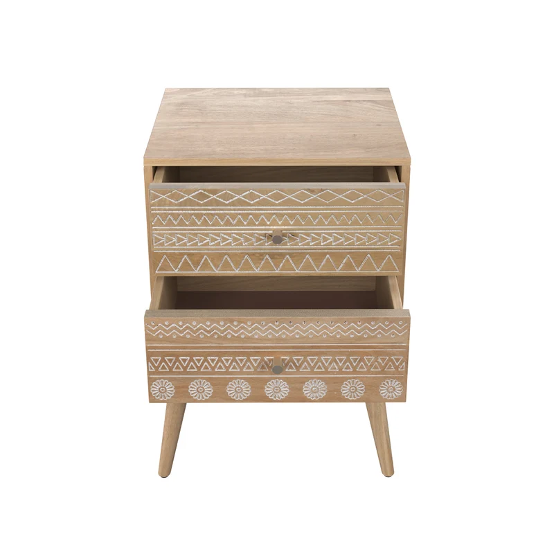 Table de chevet Tiny 2 tiroirs