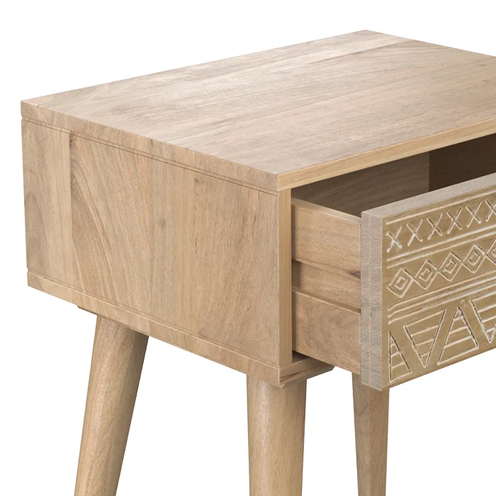 Table de chevet Tiny en bois 1 tiroir