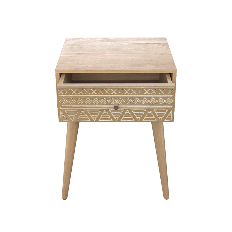 Table de chevet Tiny en bois 1 tiroir
