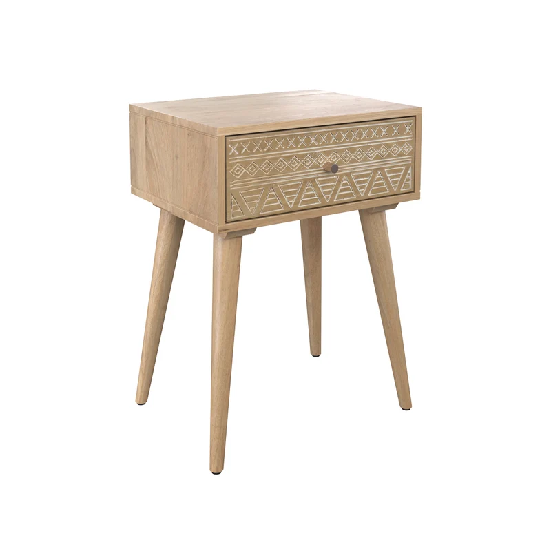 Table de chevet Tiny en bois 1 tiroir