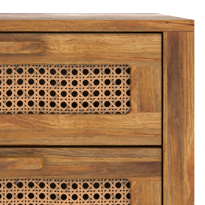 Table de chevet Tiki 2 tiroirs