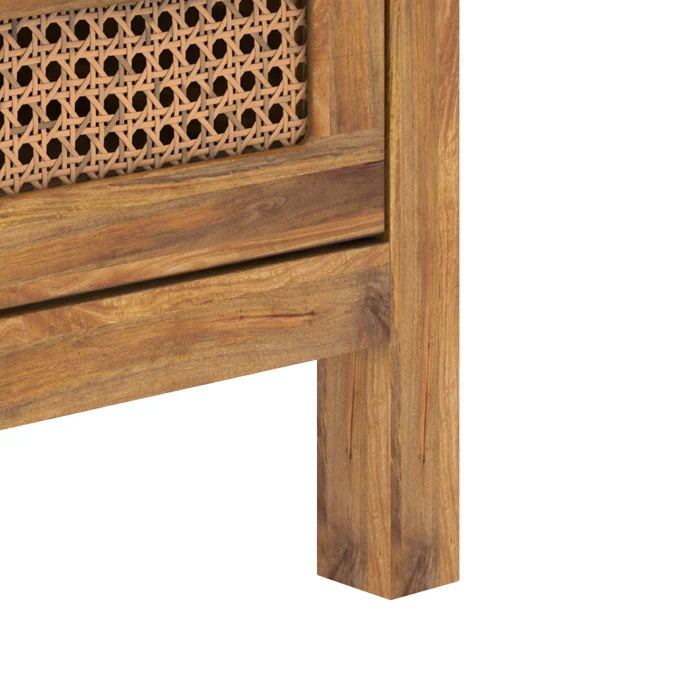 Table de chevet Tiki 2 tiroirs