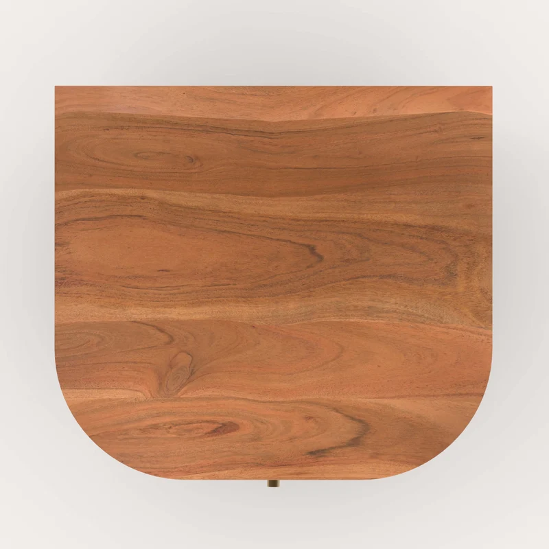 Table de chevet Paola en bois d'acacia
