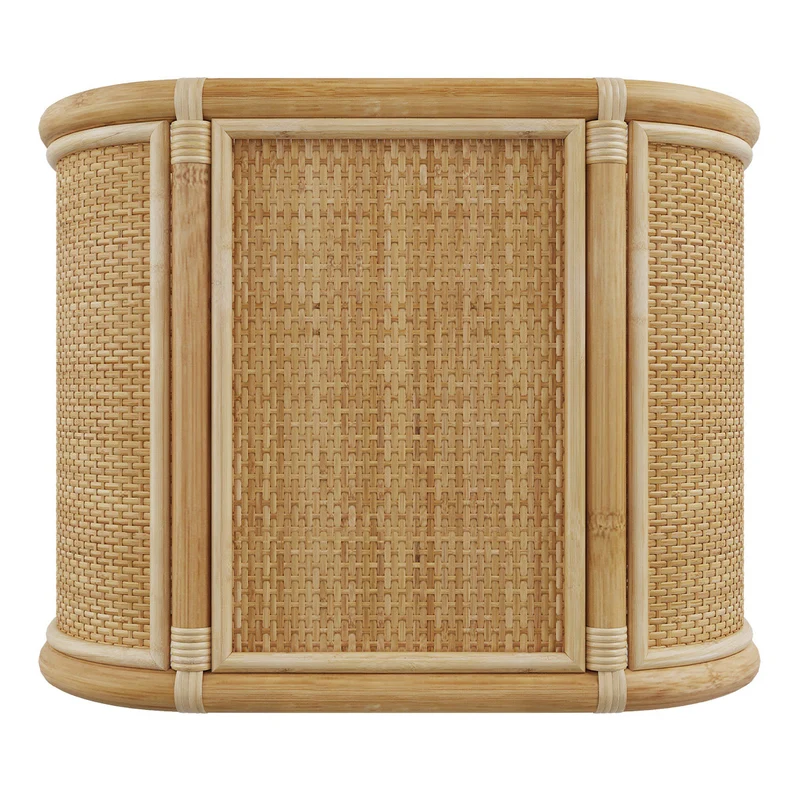 Table de chevet en rotin Gaspy