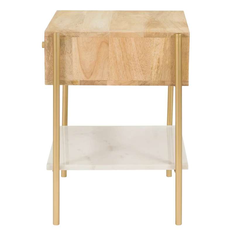 Table de chevet Doori en bois clair
