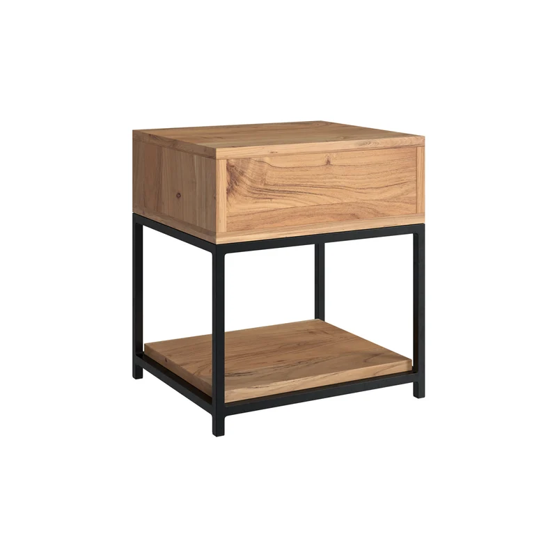 Table de chevet Alabama 1 tiroir et 1 étagère