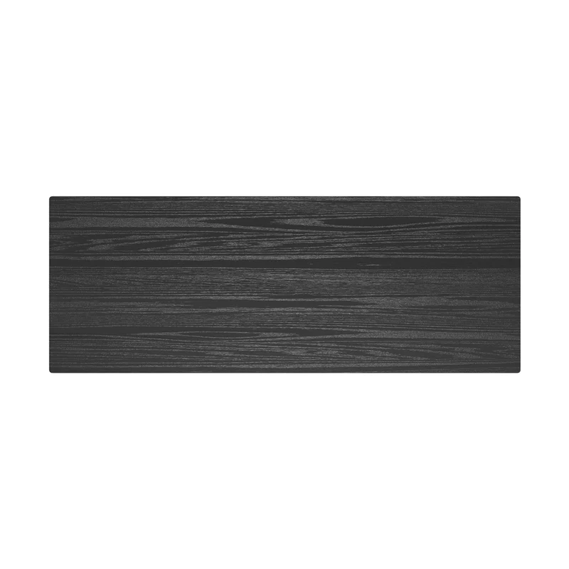 Table de bar rectangulaire Buvette 4 personnes en bois noir 120 cm
