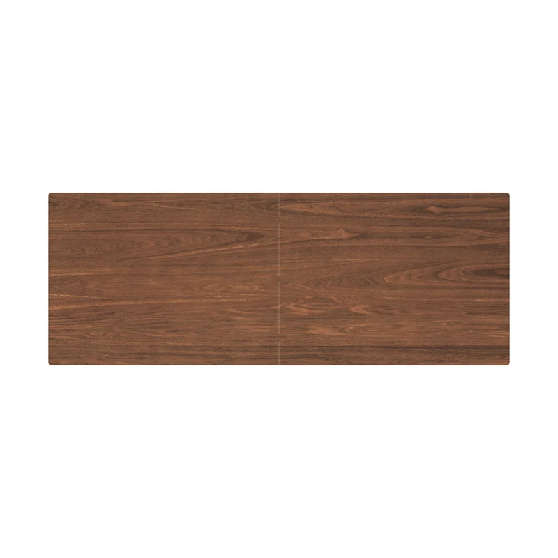 Table de bar rectangulaire Buvette 4 personnes en bois foncé 120 cm