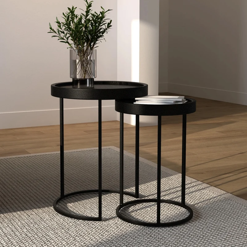 Table d'appoint Swan (lot de 2)