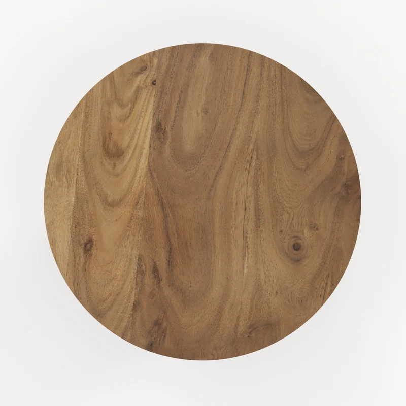 Table d'appoint Suzon en bois massif d'acacia