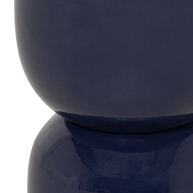 Hekla bijzettafel metaal donkerblauw