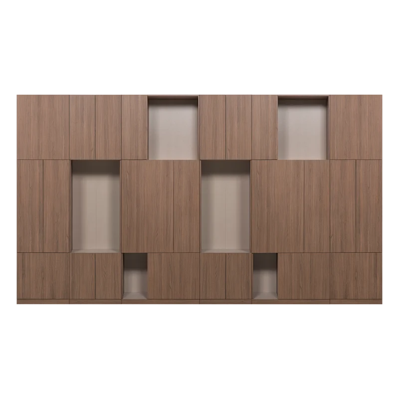 Build wandkast combinatie 376 cm eiken decor bruin