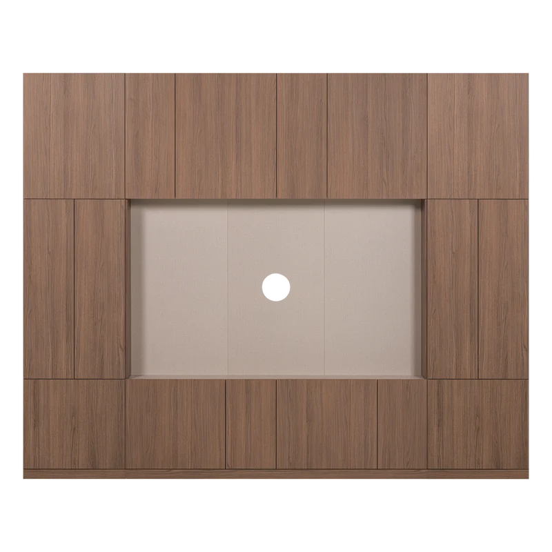 Build wandkast combinatie 268 cm eiken decor bruin
