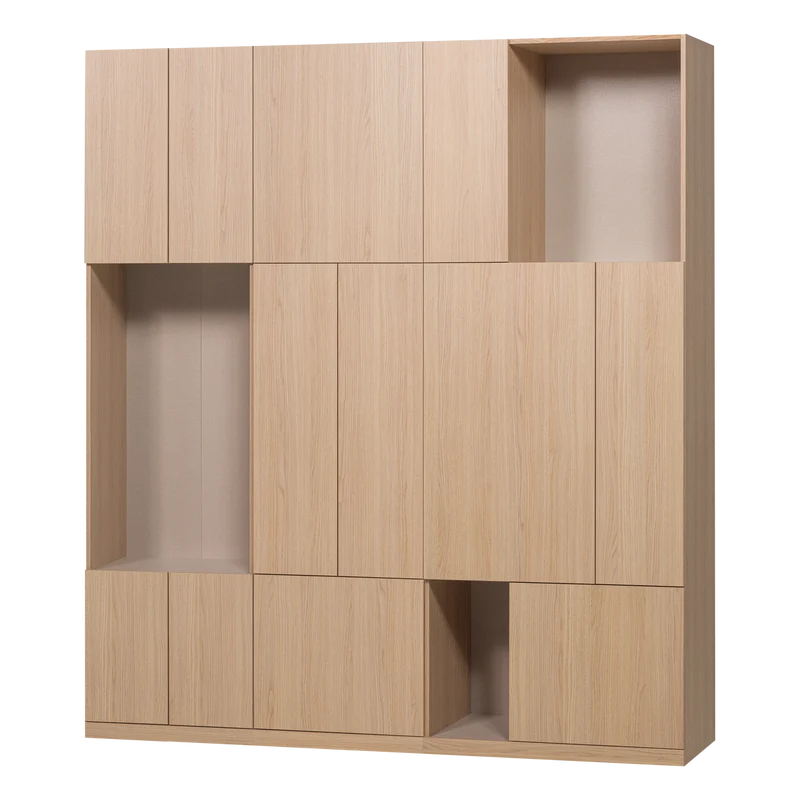 Build wandkast combinatie 188 cm eiken decor naturel