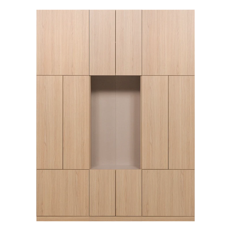 Build wandkast combinatie 162 cm eiken decor naturel