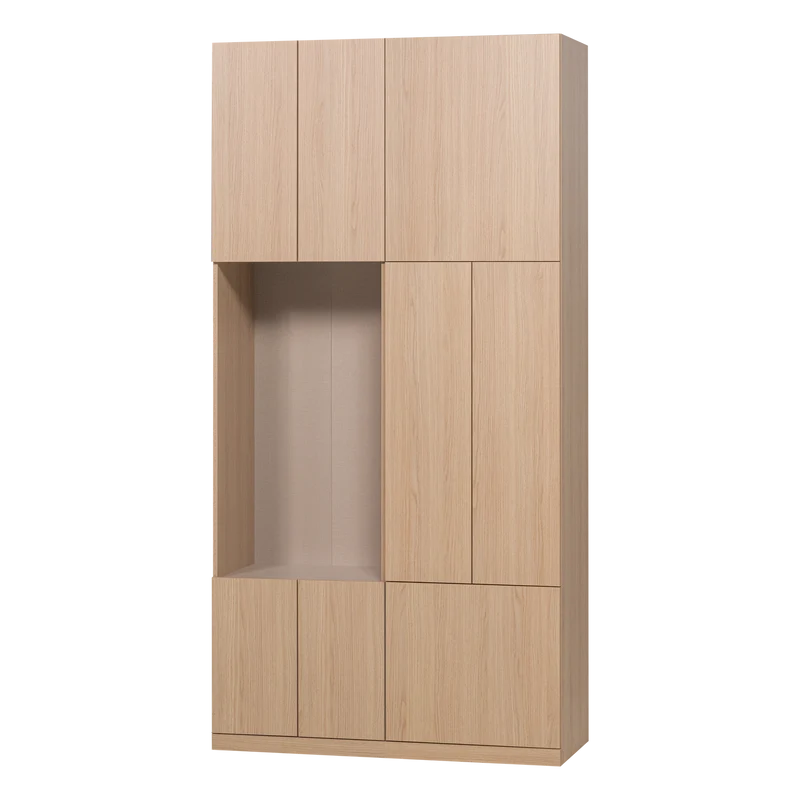 Build wandkast combinatie 108 cm eiken decor naturel