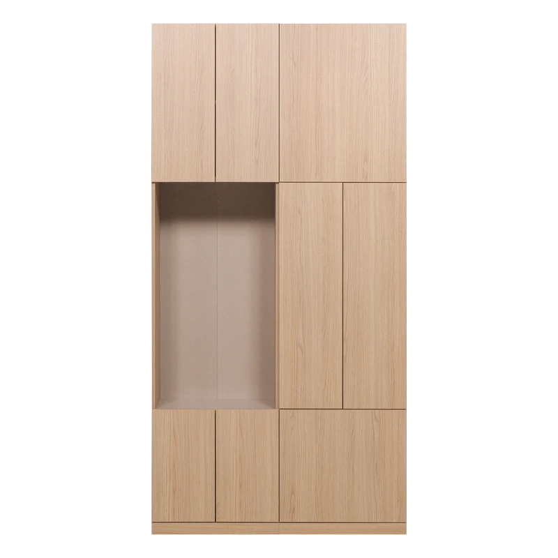 Build wandkast combinatie 108 cm eiken decor naturel