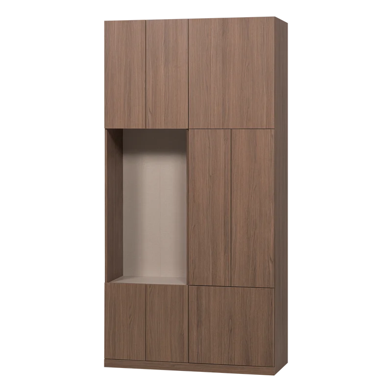 Build wandkast combinatie 108 cm eiken decor bruin