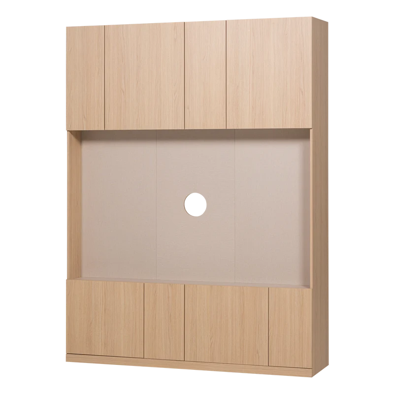 Build tv opbergkast 160 cm eiken fineer naturel