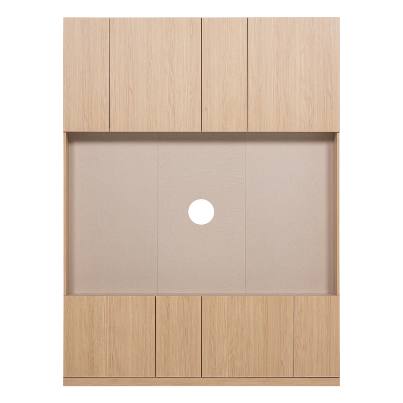 Build tv opbergkast 160 cm eiken fineer naturel