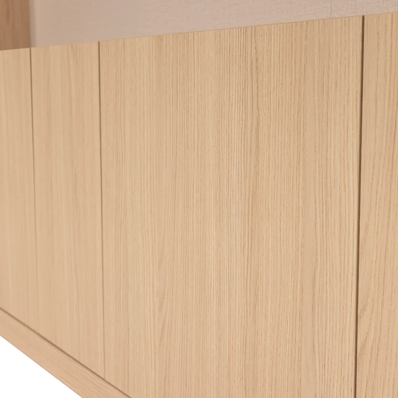 Build tv opbergkast 160 cm eiken fineer naturel