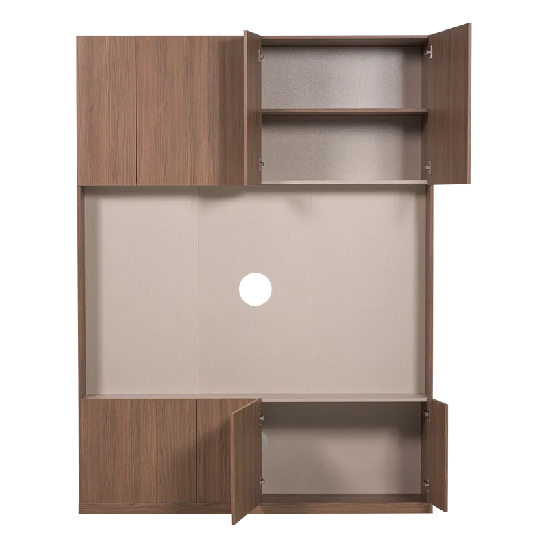 Build tv opbergkast 160 cm eiken fineer bruin