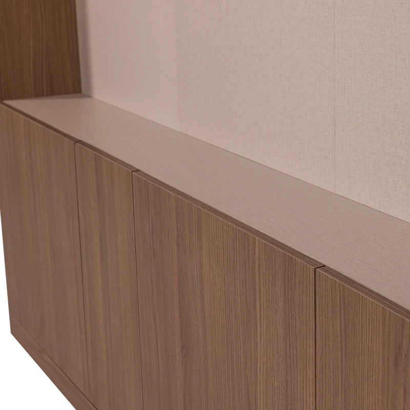 Build tv opbergkast 160 cm eiken fineer bruin