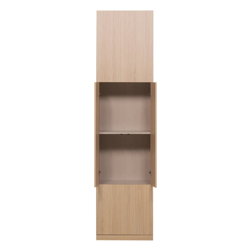 Build smalle opbergkast eiken fineer naturel