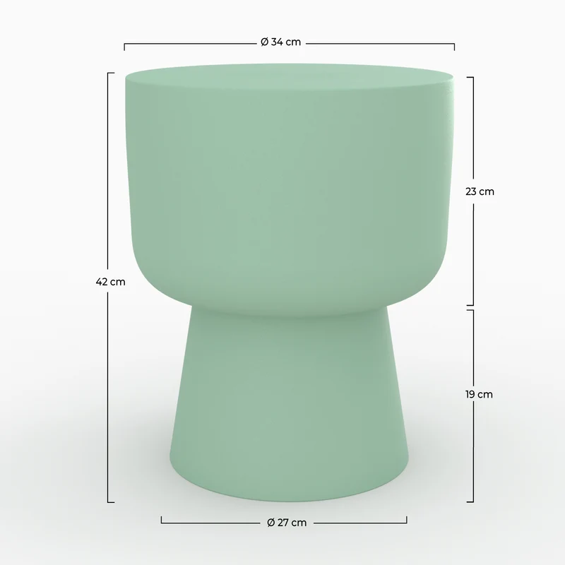 Table d'appoint Prisca D34 cm
